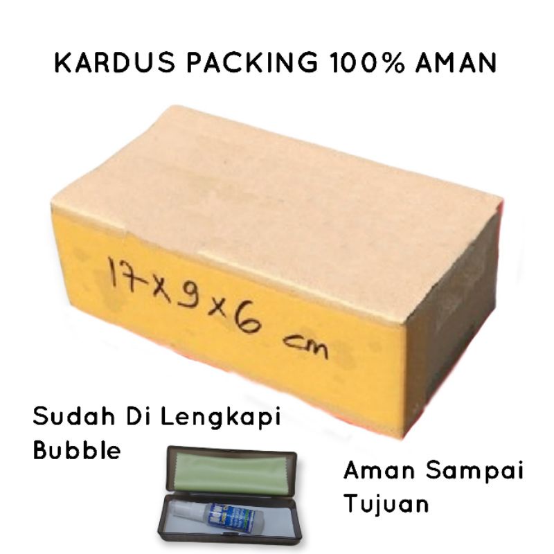 

KARDUS PEACKING 100% AMAM SAMPAI TUJUAN ukuran 17x9x6 cm (menerima pesanan)