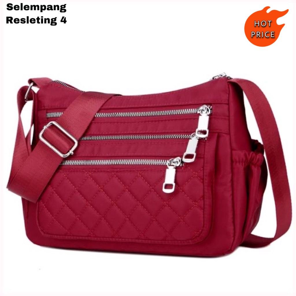 FLASH SALE 10.10 - TAS SELEMPANG WANITA MIKRO BORDIR UKURAN [RESLETING EMPAT] | TAS SELEMPANG WANITA | TAS SELEMPANG/SLINGBAG | TAS WANITA | TAS MIKRO | TAS HITAM | TAS MAROON | TAS NAVY | TAS MERAH | TAS SELEMPANG KULIAH/KERJA/SEKOLAH