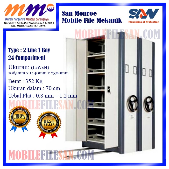 

Mobile File San Monroe 2 Line 1 Bay, Mobile File 24 Compartment