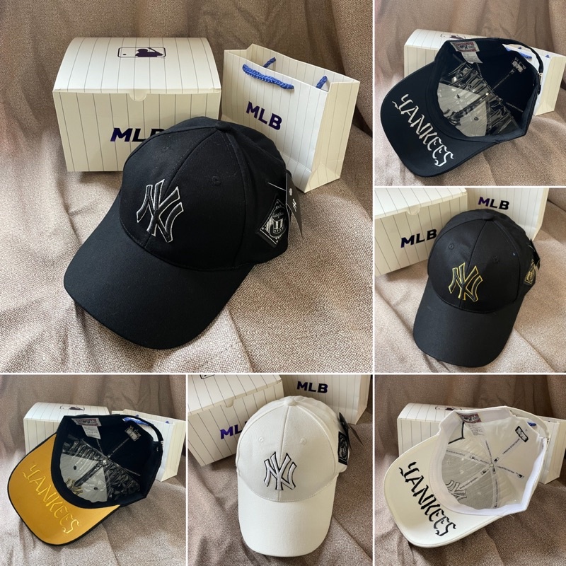 [BISA COD &amp; TERMURAH] TOPI NY MLB BASEBALL CAP NY MLB YANKEES BACK FONT / TOPI PRIA / TOPI WANITA / TOPI UNISEX ALLSIZE