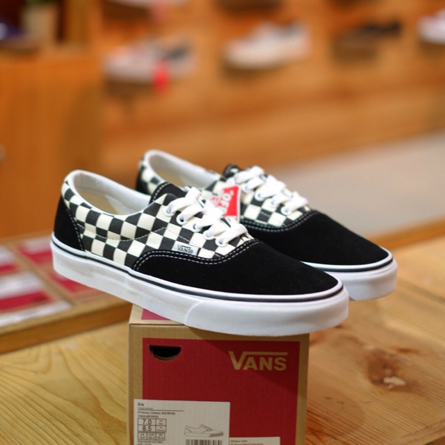 vans era primary checkerboard