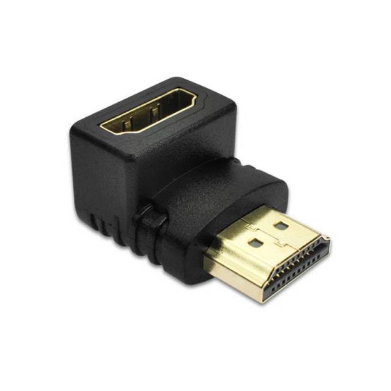 Converter HDMI L shape - adapter siku L HDMI male to HDMI female 90 derajat