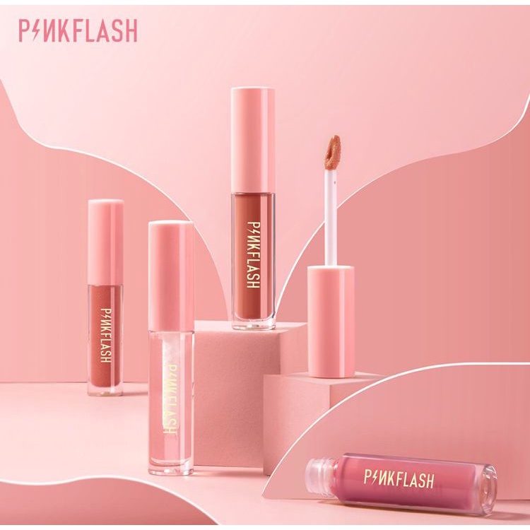 [ LIP GLOSS ] PINKFLASH LASTING GLOSSY LIPGLOSS