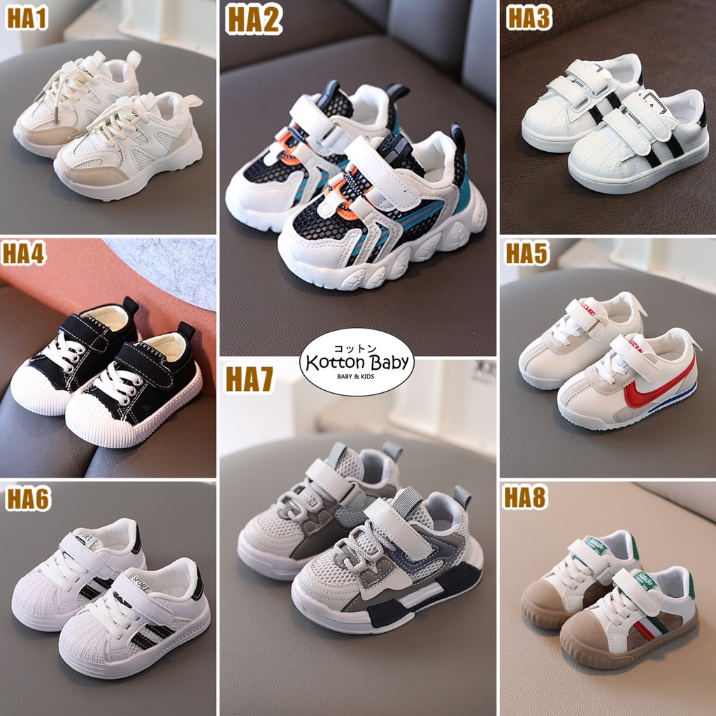 1-6thn | SEPATU ANAK SNEAKER ANAK SHOES LAKI-LAKI CASUAL FORMAL GAUL CATALOG HYMM HA