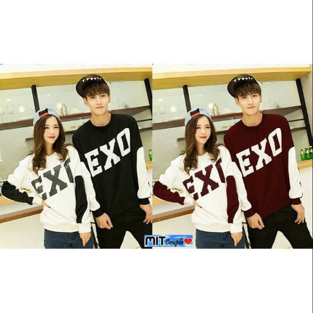 BEST FASHION PASANGAN SWETER COUPLE LP BIG EXO