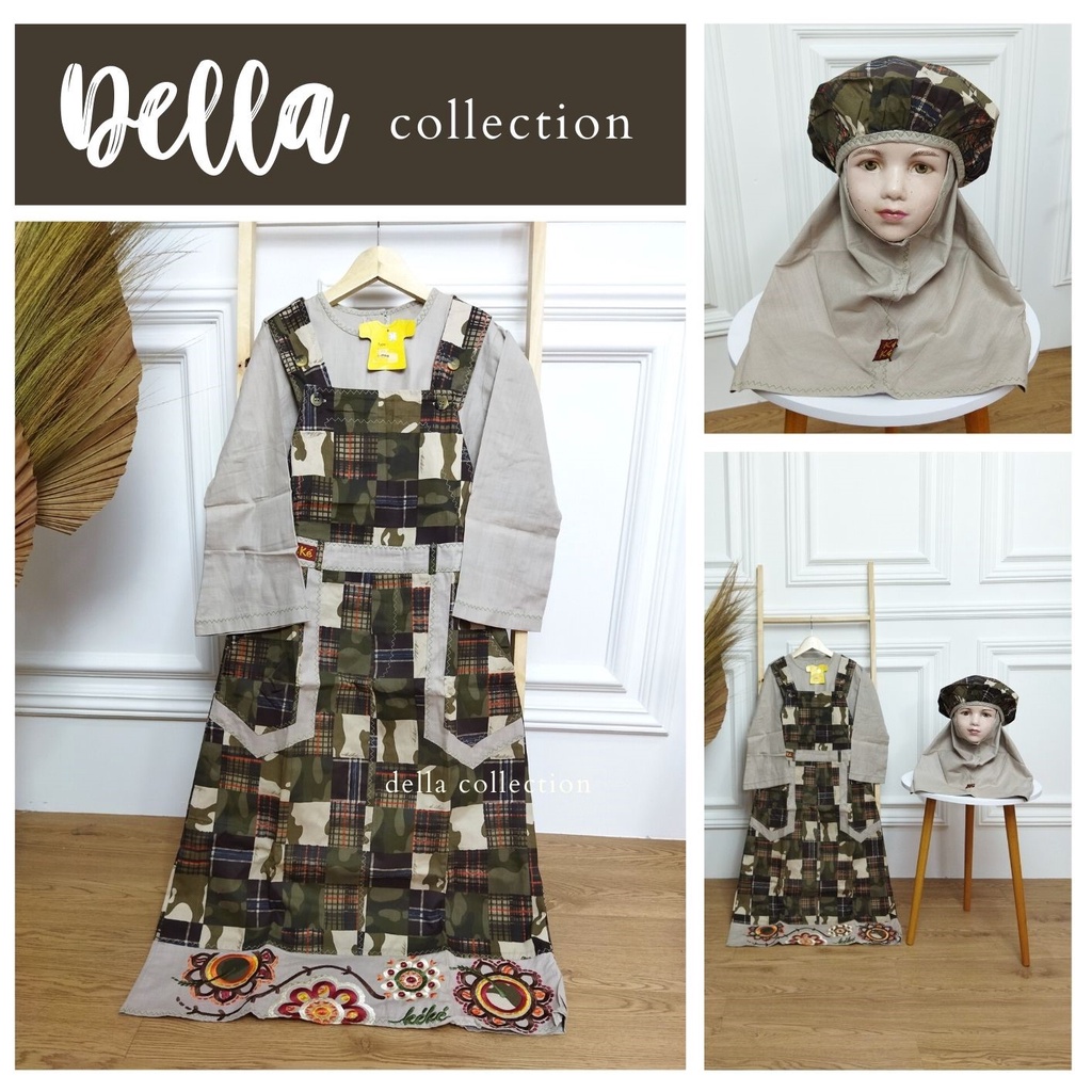 PROMO CUCI GUDANG | baju muslim anak Keke (Size 8)