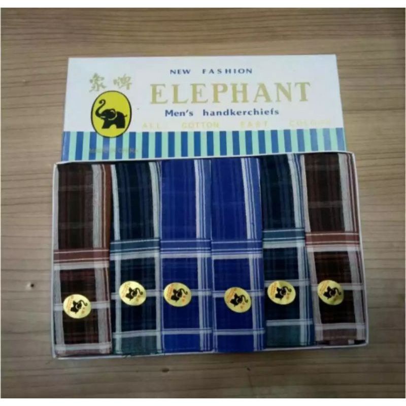 12 PCS SAPUTANGAN GAJAH//SAPUTANGAN TERLARIS
