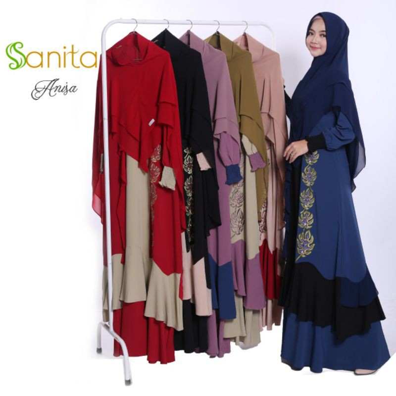 anisa by sanita hijab ori sale Ambyar real fict geser