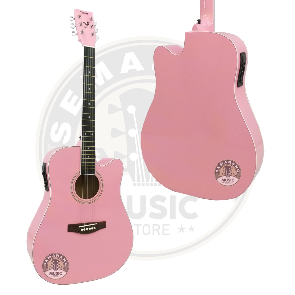 Gitar Akustik Elektrik Custom Standart Paket Super Komplit