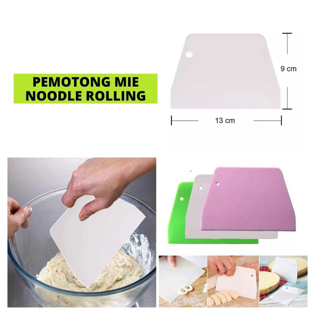 Pemotong Adonan Roller Mie Scrapper Fondant Rolling Noodles Cutter Buttercream