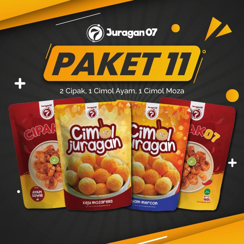 

jajanan 07. paket 11 (cipak 2, cimol ayam 1, cimol mozarella 1)