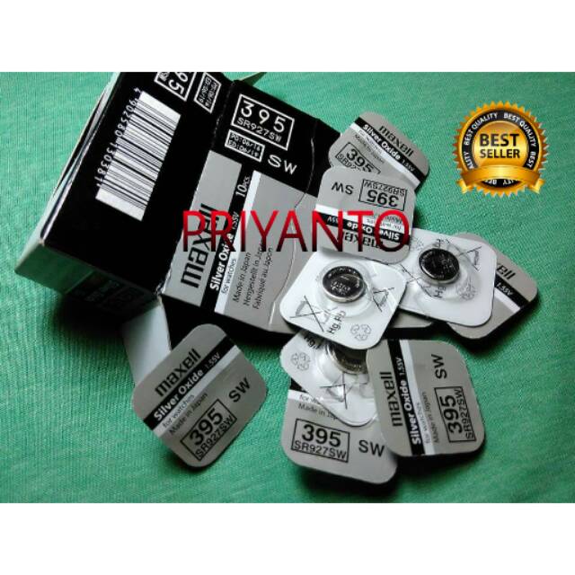 BATRAI JAM TANGAN MEXELL 395/SR927SW ORIGINAL SILVER OXIDE SINGLE PACK