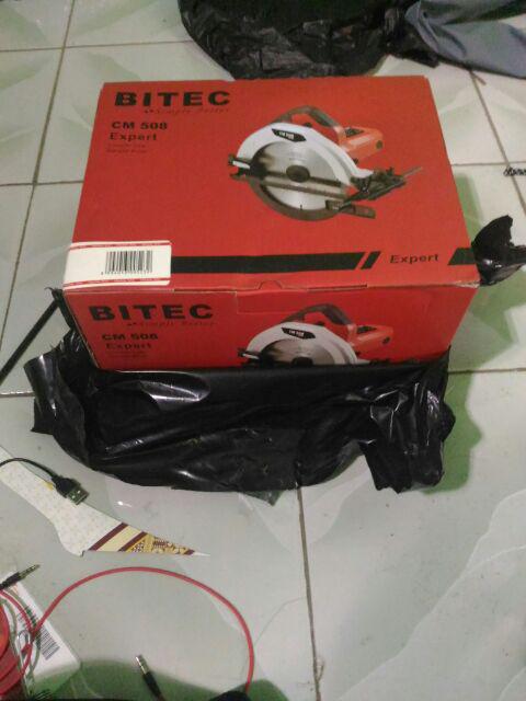Mesin Circular Saw / Potong Kayu 7 (185 Mm) Bitec Cm 508 Expert