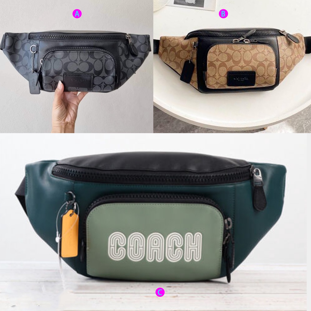 （grab）3765 6653 coach New Style Men chest bag Men waist Bag Men's Shoulder bag