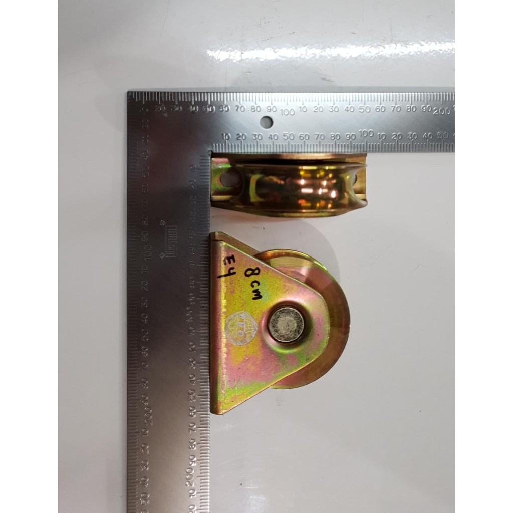 RODA PAGAR U BESI STAINLESS TEBAL 8 CM  AS PINTU GERBANG GERMAN