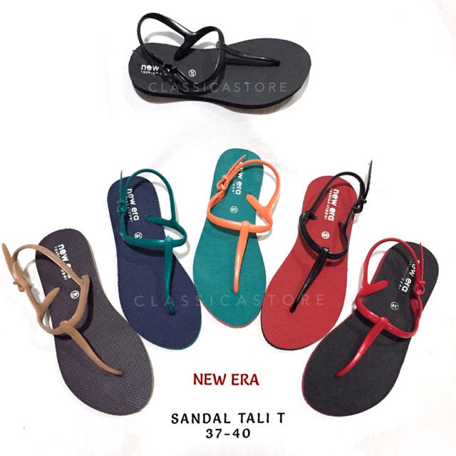 NEW ERA raisa | sepatu sandal japit tali T