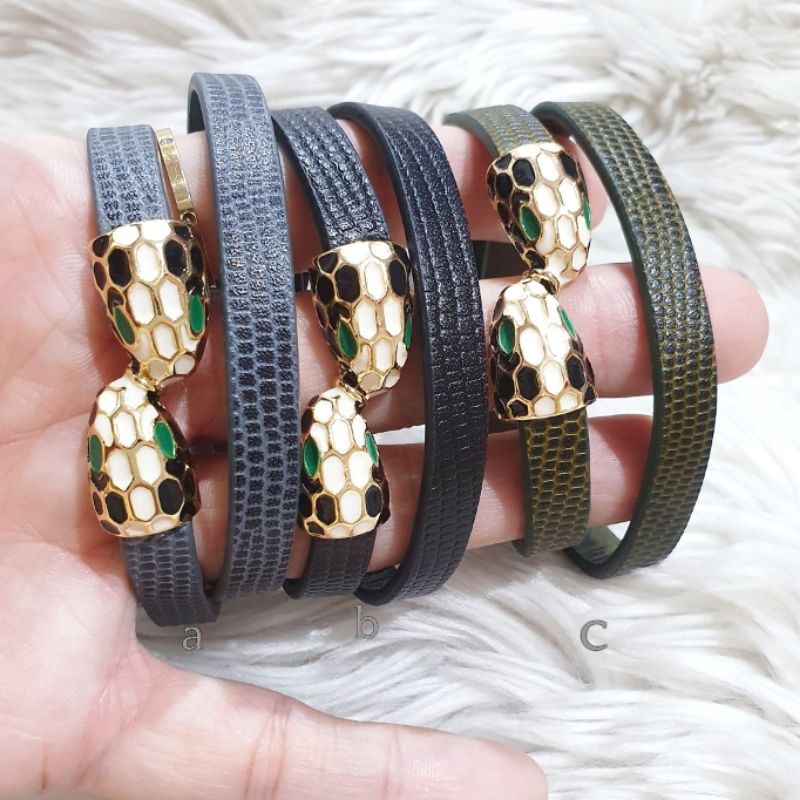 Gelang Kulit Fashion import Gelang Kulit branded band model lilit 8173 Premium Quality