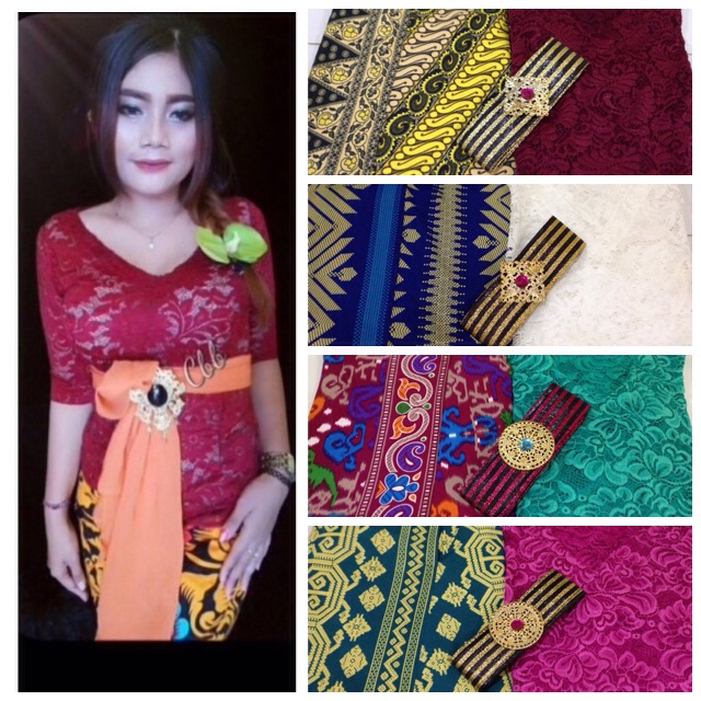 Set kebaya jadi+kamen jadi+obi