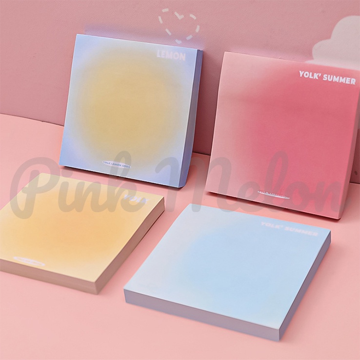 

Kertas Memo Sticky Notes Serbaguna Gradasi