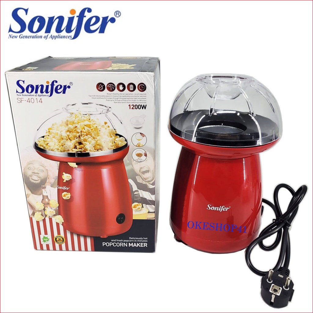 Sonifer Mesin Pembuat Popcorn SF-4014 Alat Pop corn Maker Big Size