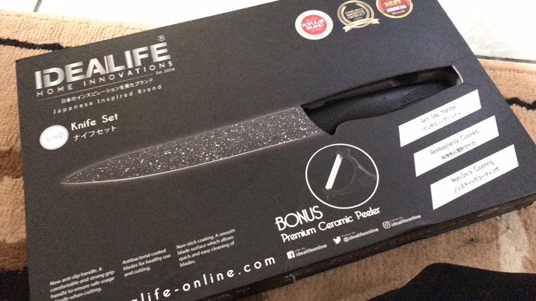 Idealife - Knife Set - Perlengkapan Pisau Dapur  Il-160