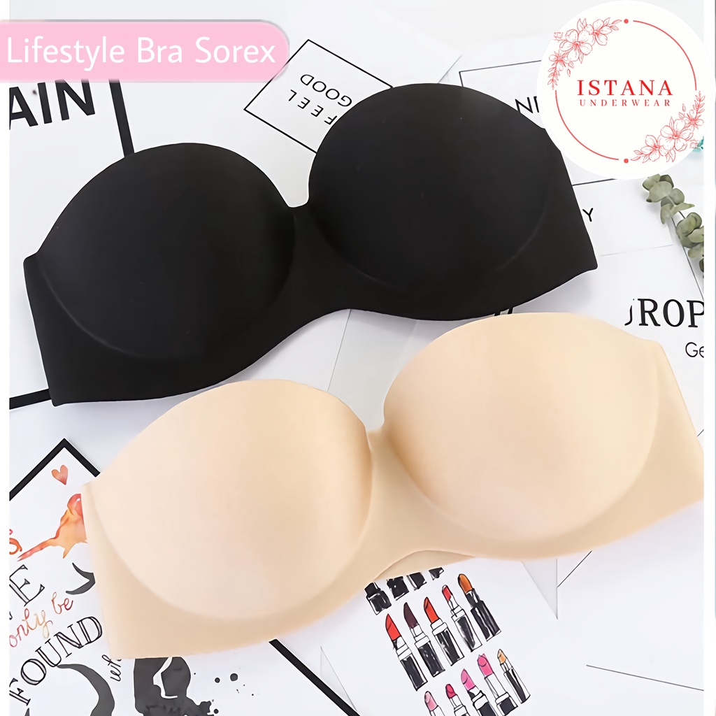 Bra Wanita Sorex / Premium / Bh Seamless / Sorex ORI / Strapless Bra / Invisible Bra pesta