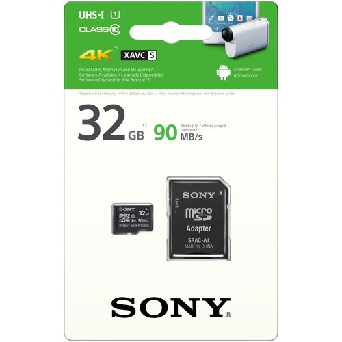 Sony 32GB SR-UY3A Series UHS-I microSDHC