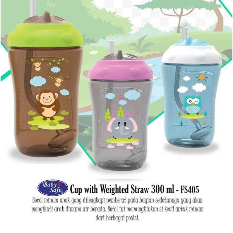 Baby Safe Weighted Straw Cup FS405