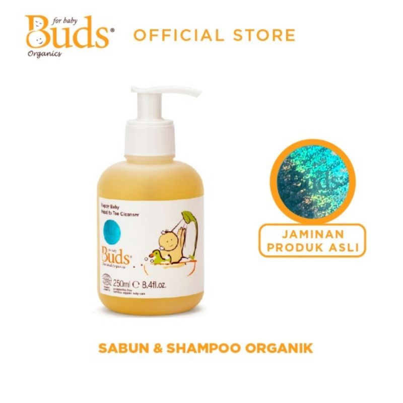 Buds Organics Cherished Happy Baby Head To toe Cleanser 250 ml