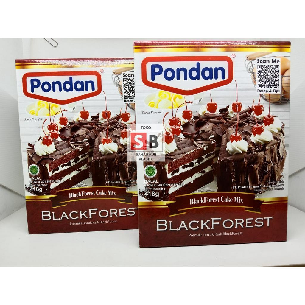 

PONDAN BLACKFOREST 418GR/PREMIKS BUBUK INSTAN KUE 150GR