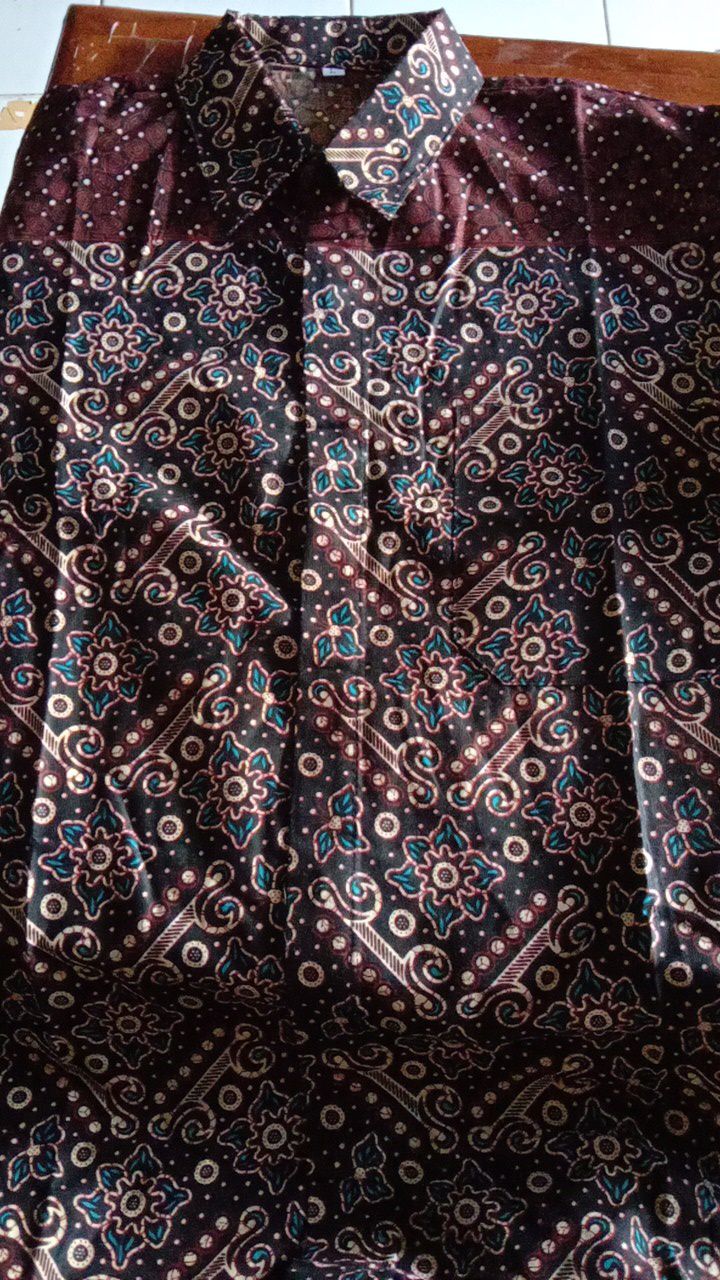 Batik Couple Keluarga Sania Ruffle Ori Ndoro Jowi Dnt Motif Mataram Termurah Shopee