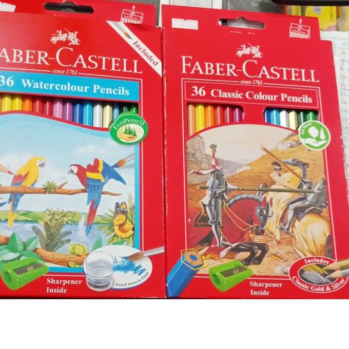 

Kirim Langsung pensil warna faber castell isi 24 36 48 classic colour pencils / watercolour pencil$