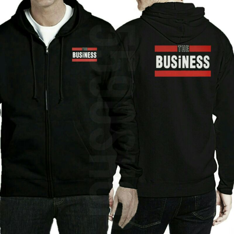 Jaket Hoodie Zipper The Business