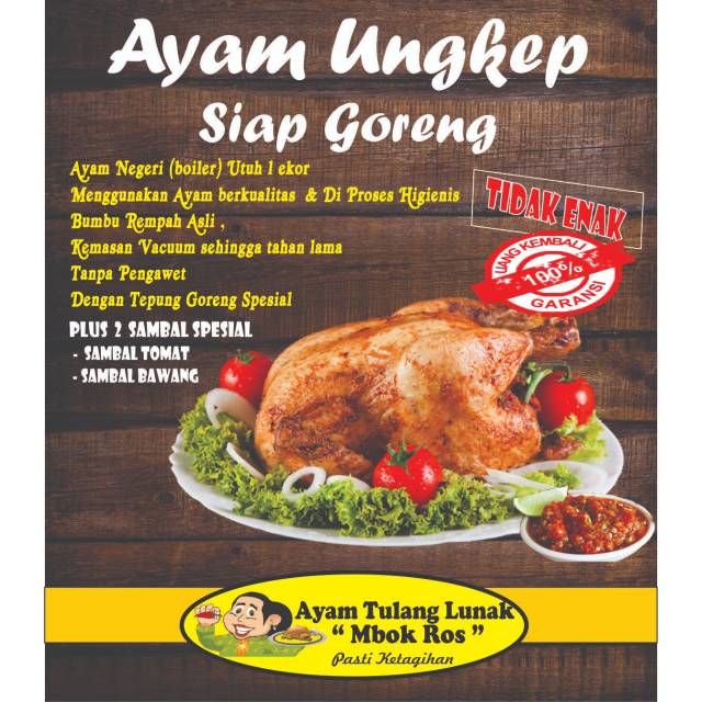 

FROZEN FOOD AYAM DAN BEBEK TULANG LUNAK "Mbok Ros