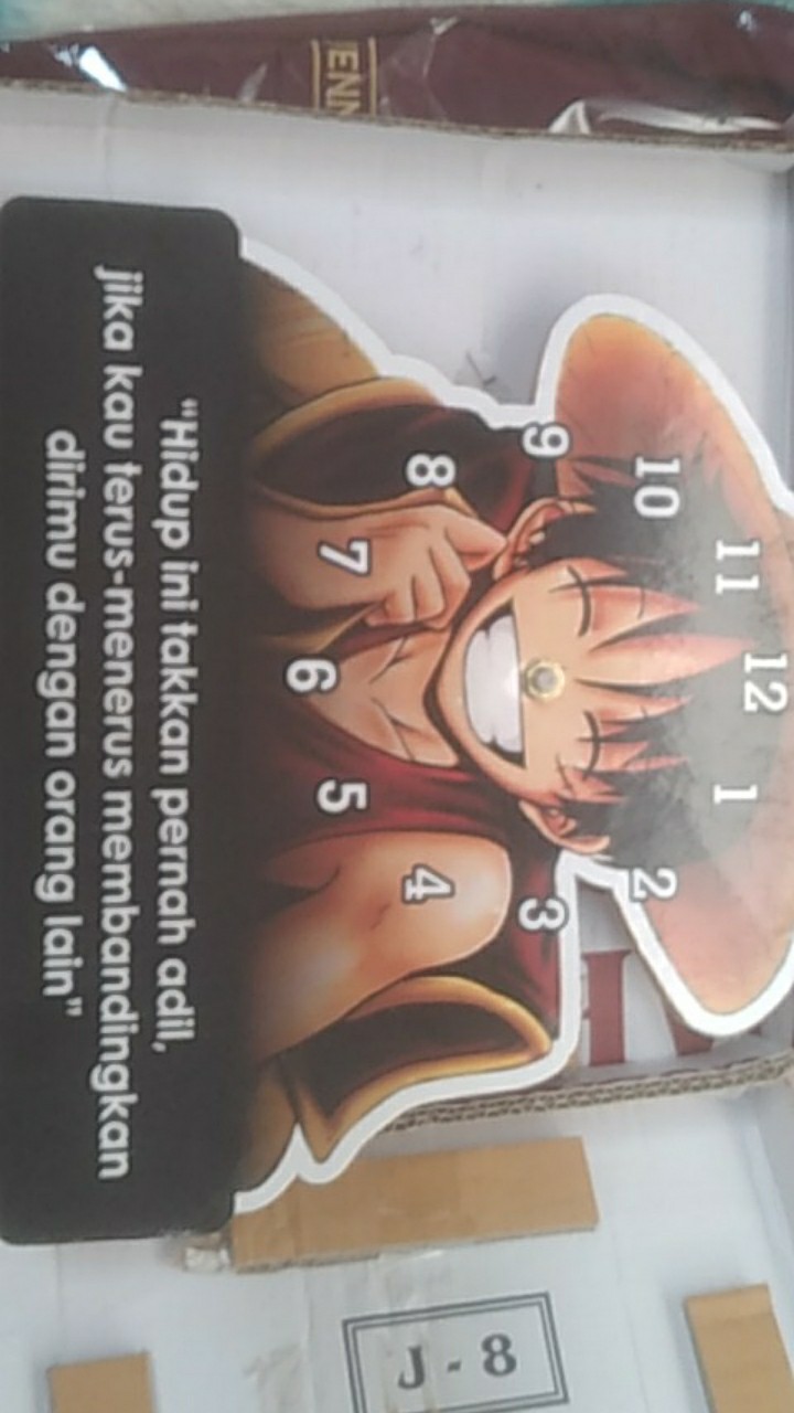 Jam Kayu One Piece/jam Kayu Foto