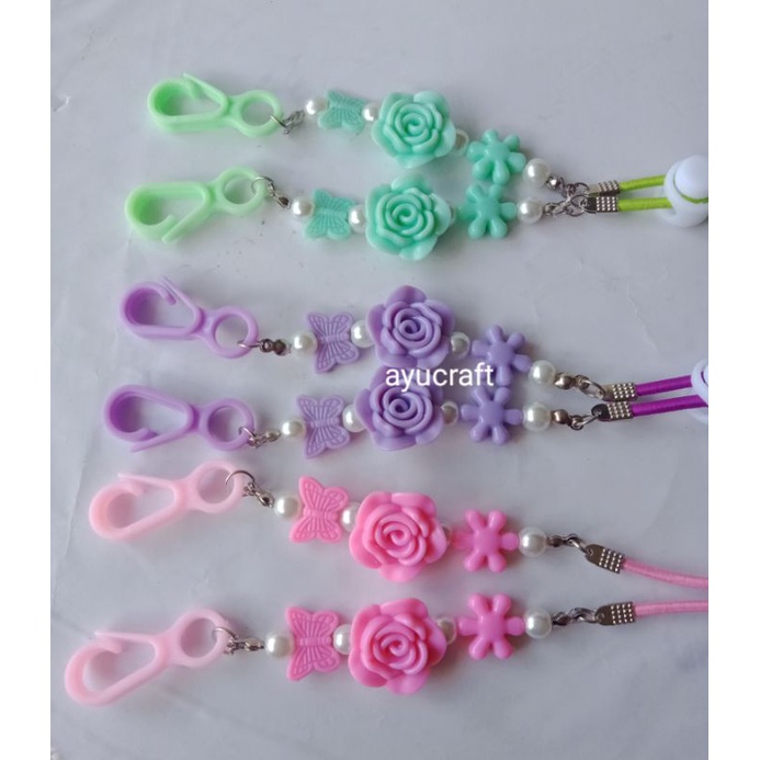 strap masker mawar 1pcs beli 10 free 2