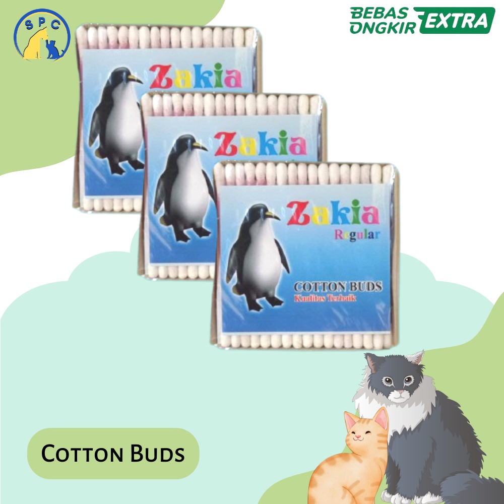 Cotton Buds Kucing Anjing Kelinci Pembersih telinga mata Hewan per kotak Steril Ekonomis