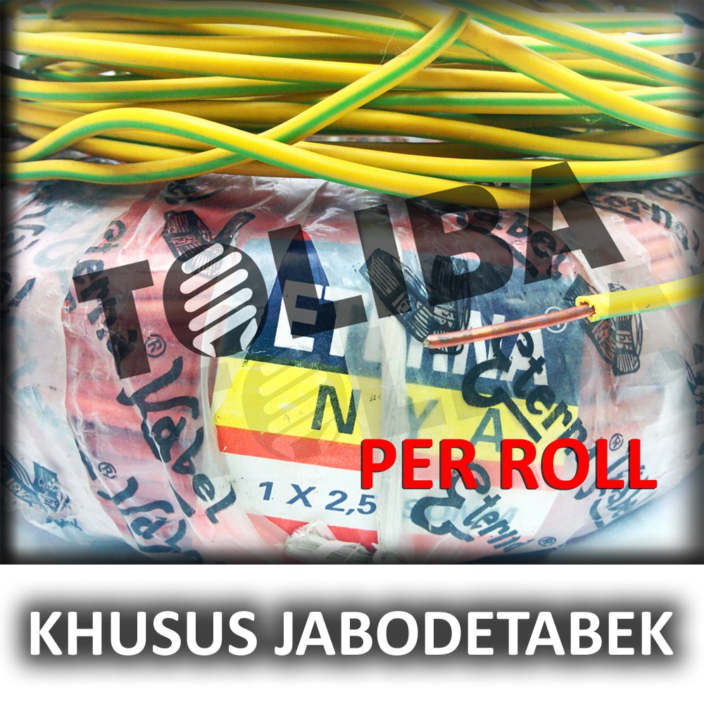 kabel eterna nya kabel kawat 1x2,5 1x2.5 roll 100 meter 100m 1 x 2,5 1 x 2.5 kabel tunggal GOS*ND