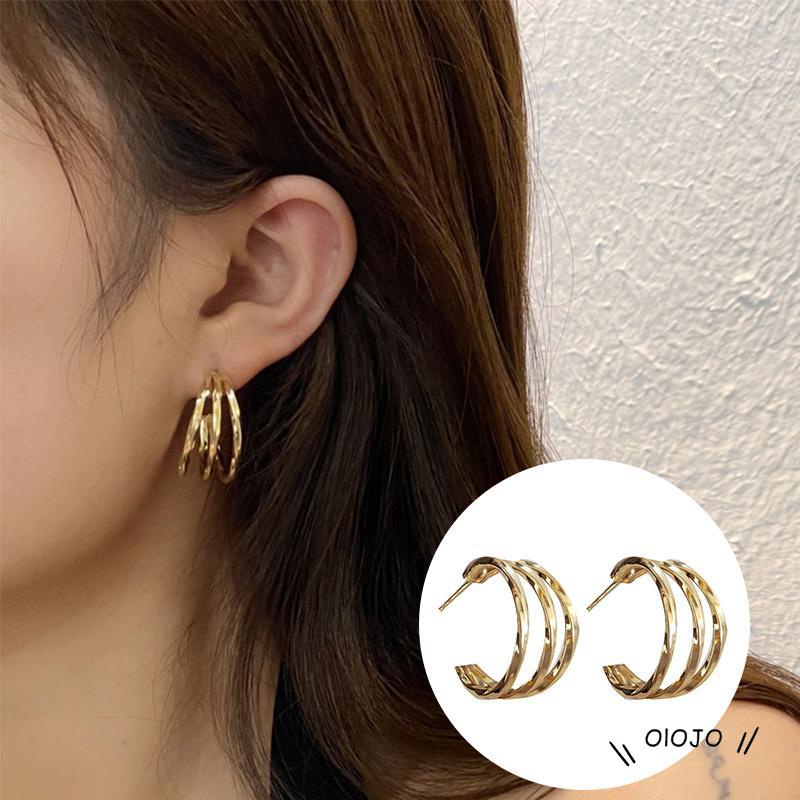 Anting Bentuk C Multilayer