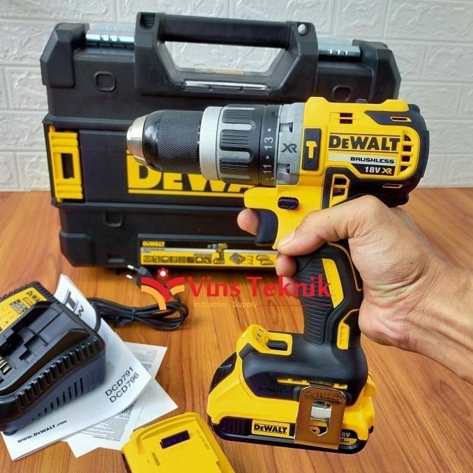 Mesin Bor Baterai Dewalt Dcd796D2 Cordless Hammer Drill Dcd 796 D2 Termurah