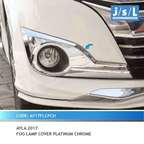 Cover Fog Lamp New Ayla 2017 Model Platinum Chrome