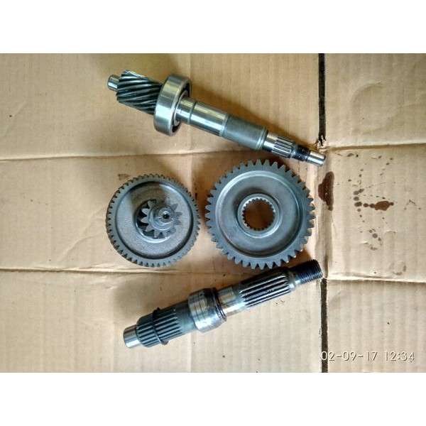 gigi rasio full set as roda as puly gear gardan lengkap ori copotan mio soul gt125cc mio m3 fino