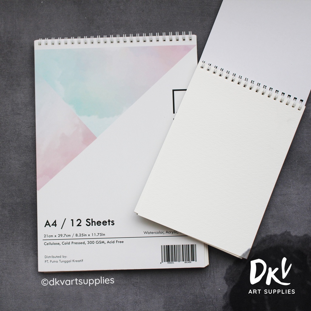 

HJK Leyton Watercolor Sketchbook Cellulose 300gsm A5 / A4