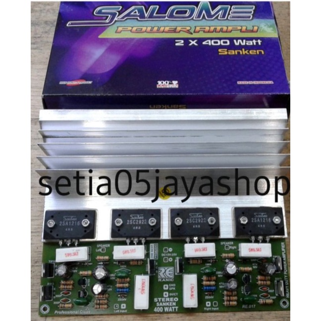 kit power amplifier sanken 5DY 2922 1216 SALOME