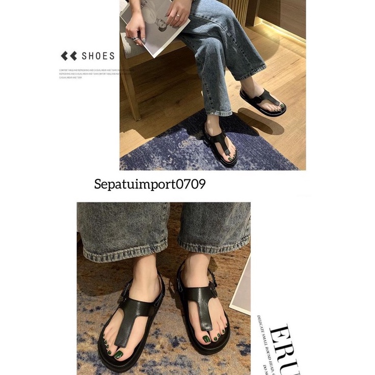 SENDAL WANITA TALI 2 IN 1 2000-2QE / Sandal Wanita Tawana JEPIT CUTE Slippers 2in1 / Sandal jelly wanita perempuan import sandal terbaru 2022 sandal rumah murah untuk wanita Soft Slipper Anti Slip Elastic Empuk PVC