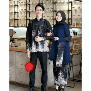 Maura Couple - Sania Ruffle Batik Couple Ori Ndoro Jowi DNT Garansi Termurah Shopee - BROKAT BATIK