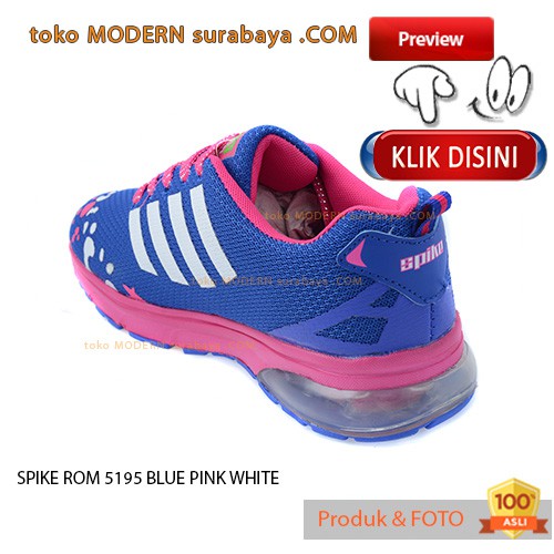 SPIKE ROM 5195 R BLUE FUXIA NO 40 Sepatu Wanita Kets Casual