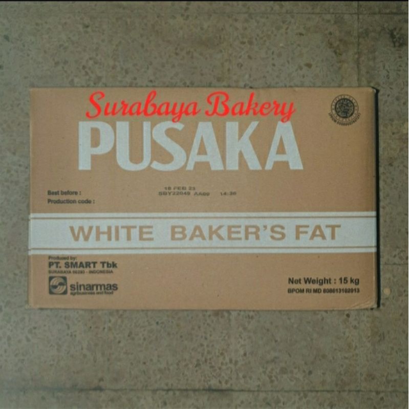 

Mentega Putih Pusaka/White Baker's Fat 15Kg