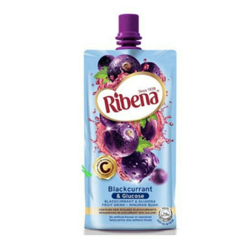 RIBENA BLACKCURRANT & GLUCOSE FRUIT DRINK MINUMAN BUAH