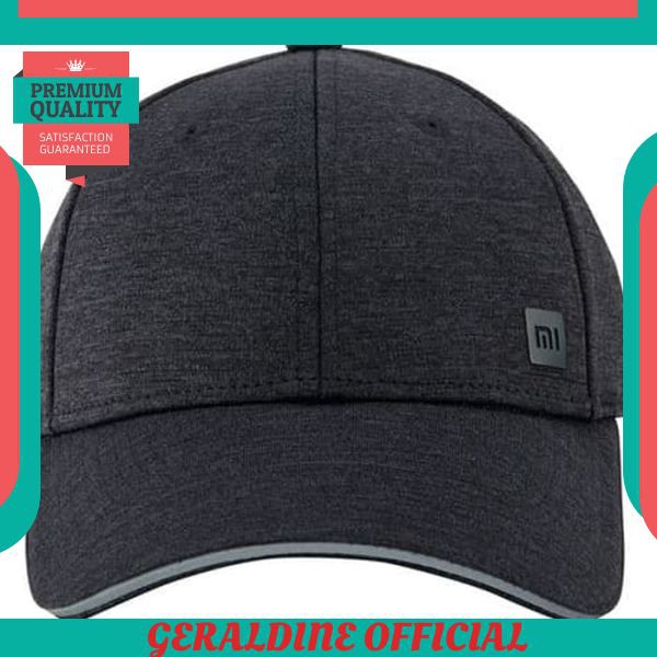 HOT DEAL Xiaomi Topi Sport Baseball Millet Hat Cap Pria Wanita - Hitam